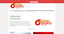 Desktop Screenshot of distribuidoralatinoandina.com