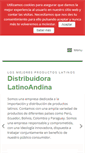 Mobile Screenshot of distribuidoralatinoandina.com